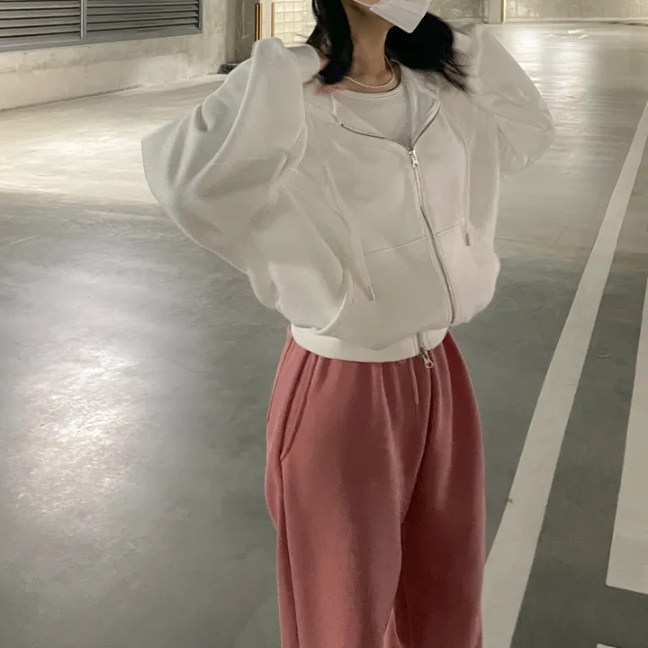 [8color/MADE] 하이퀄리티 웨하스 탄탄 와이드 조거팬츠 봄트레이닝 상세 이미지 60
