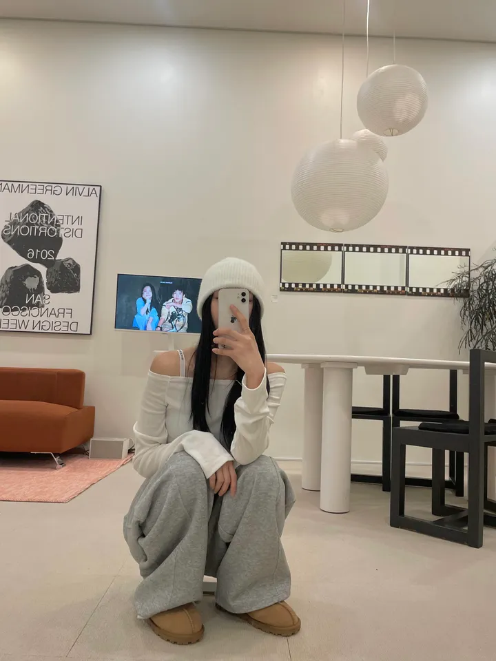 [기장선택🖤] 와이드 사이드 맥시 롱 트레이닝 팬츠(2color) 상세 이미지 8