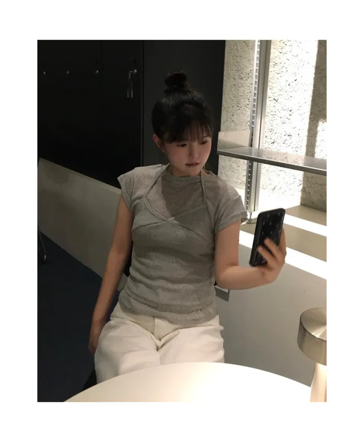 [세트가격/하객룩] 레이어드 나시 뷔스티에 니트 세트 상세 이미지 13
