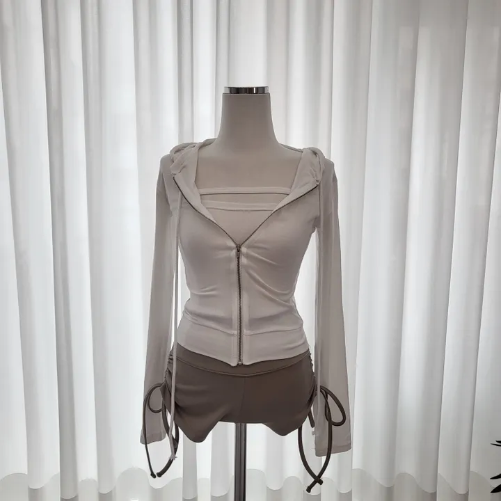 [딱붙핏🤎] 리본셔링 핫팬츠 레깅스 미니 바디프로필 바프의상 섹시글램 핫바디 여름 트레이닝복 세트 츄리닝 데이트룩 폴댄스 필라테스 베쏘 상세 이미지 5