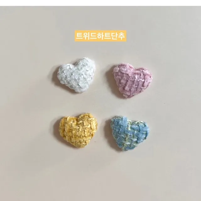 [핸드메이드]몽글 하트 뜨개지갑(하트변경가능) 상세 이미지 7