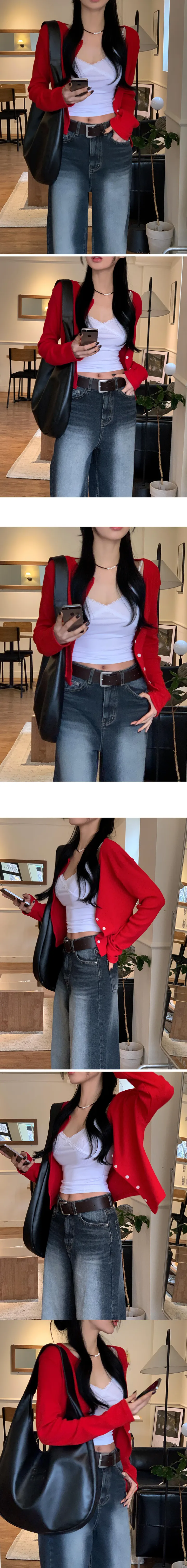[문의폭주/코디추천] 플라워 펀칭 가디건 - 8color 상세 이미지 10