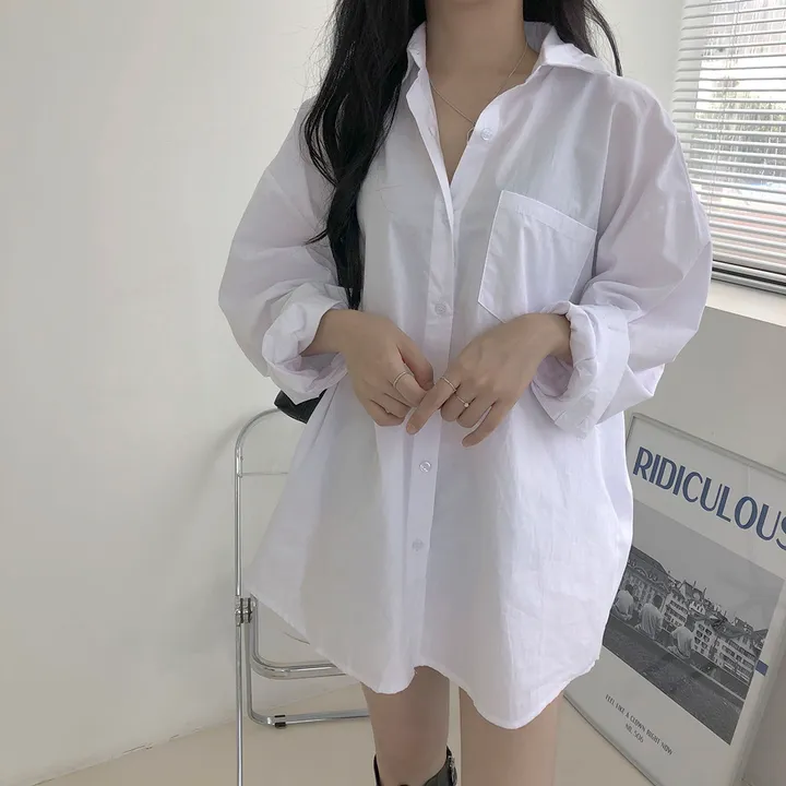 [❤주문폭주❤/빅사이즈] 남친셔츠 오버핏 롱 남방 6colors 상세 이미지 6