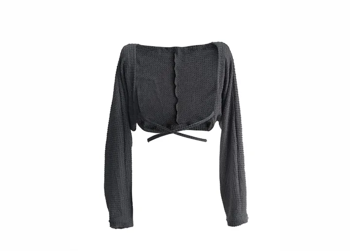 bolero strap waffle cardigan 상세 이미지 36