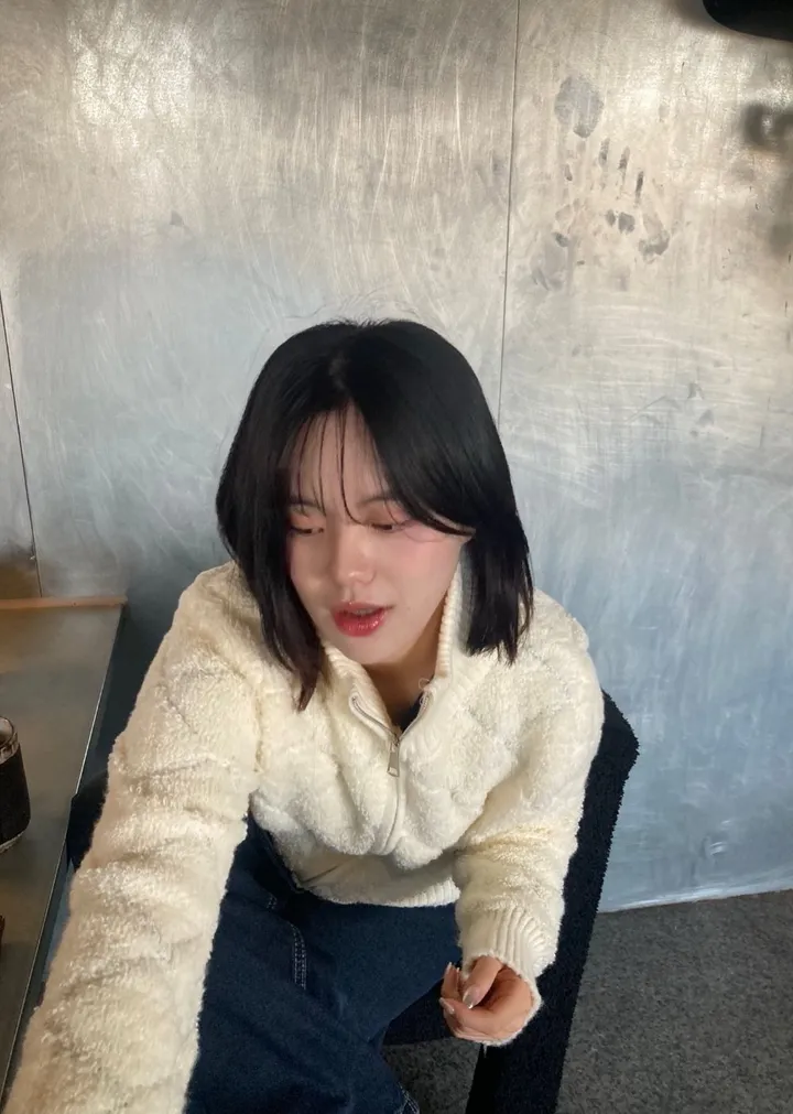 당일출고/허리꽉잡아줌/개강룩/퀼팅부클니트점퍼 상세 이미지 13