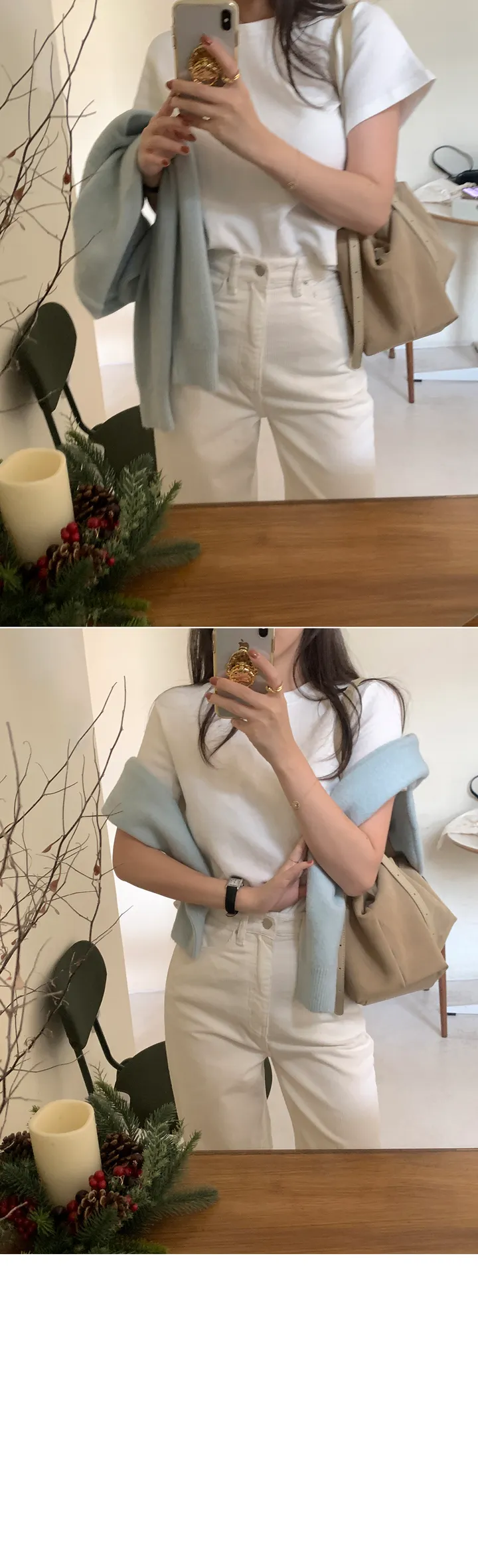 [주문폭주/당일출고🖤] 스노우 파스텔 크롭 숏 패딩 pd (웰론솜)(생활방수가능) 상세 이미지 32
