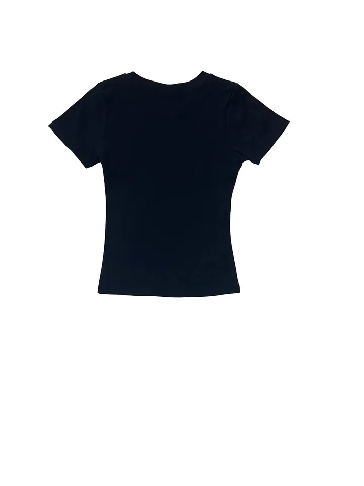 [5000장돌파@/사이즈 추가🍀] Art Letter Print Short Sleeved T 상세 이미지 8