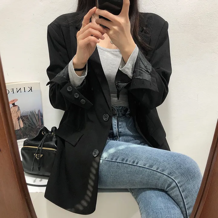 (핏강추/모델소장) 데일리 루즈핏 블레이저 자켓(4color) 상세 이미지 23