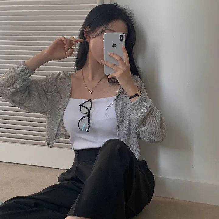 [햇빛차단☀️/블랙 당일출고!] 자체제작 #크치Made 순애 린넨 세미 크롭 볼레로 여름가디건 - cd (장마룩,워터밤,흠뻑쇼 필수템) 상세 이미지 30