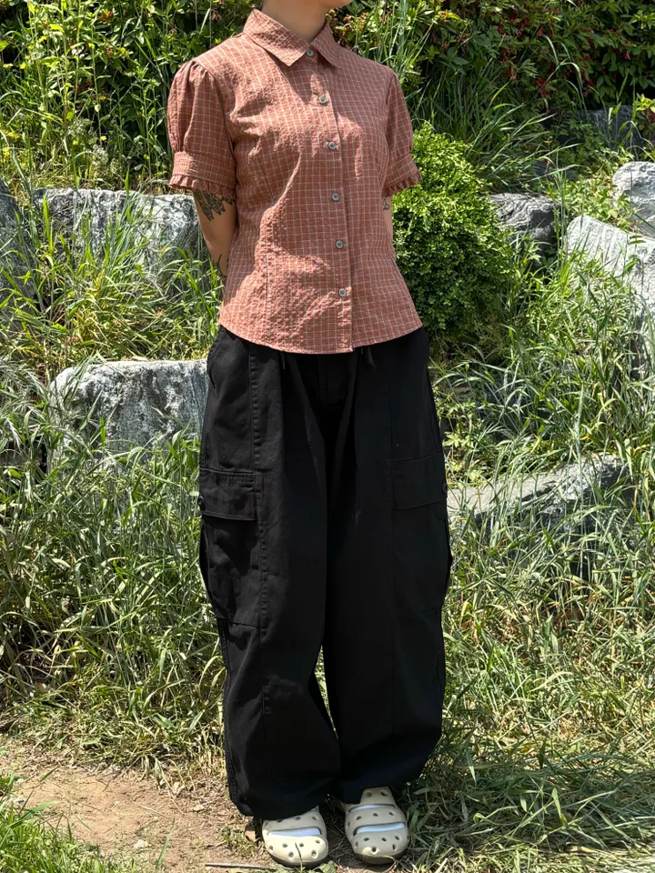 [인기] 핏보장 카고 포켓 벌룬 팬츠 / 키작녀 벌룬팬츠 / (3color) 상세 이미지 33