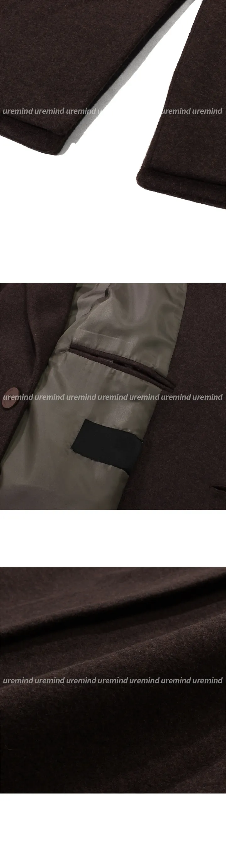 유얼 콘트 울 오버핏 롱코트 (4color) 상세 이미지 18