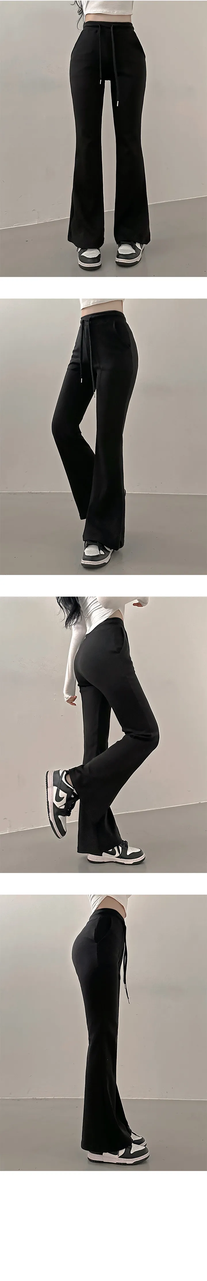 *묶음할인 +컬러추가[숏,롱선택/~XL까지/사계절템] 매일입는 밴딩 부츠컷 트레이닝 팬츠 상세 이미지 7