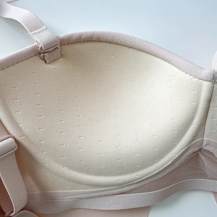 볼륨업 하프컵 반컵브라 심리스 뽕브라 노와이어 편한 오프숄더 튜브탑 A컵 AA컵 여름 끈없는 브라탑 팬티 속옷 세트 상세 이미지 10