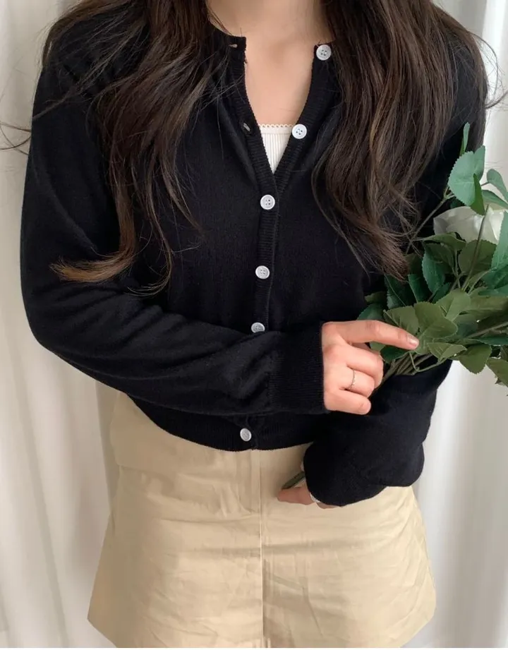 [주문폭주!][봄신상/데일리템/최저가] 아렌 베이직 라운드 가디건 (10color) 상세 이미지 86