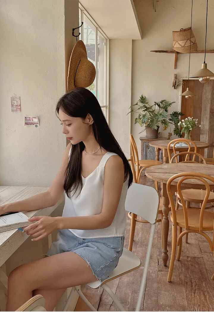 [44-120] [4만1천장 돌파♥] 데이픈 블라우스 나시(기본/크롭) 상세 이미지 489