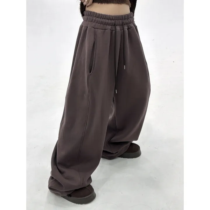 ❤️‍🔥누적판매8,000 돌파 기념❤️‍🔥[UNISEX/기모 ver.🤧/소장추천!]럽 올 컬러 와이드 스트링 트레이닝 팬츠(5color) 상세 이미지 56