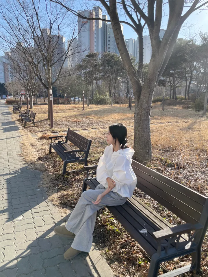 [new버전 크롭 박시핏] 허리 스트링 기본 데일리 간절기 바람막이 상세 이미지 6