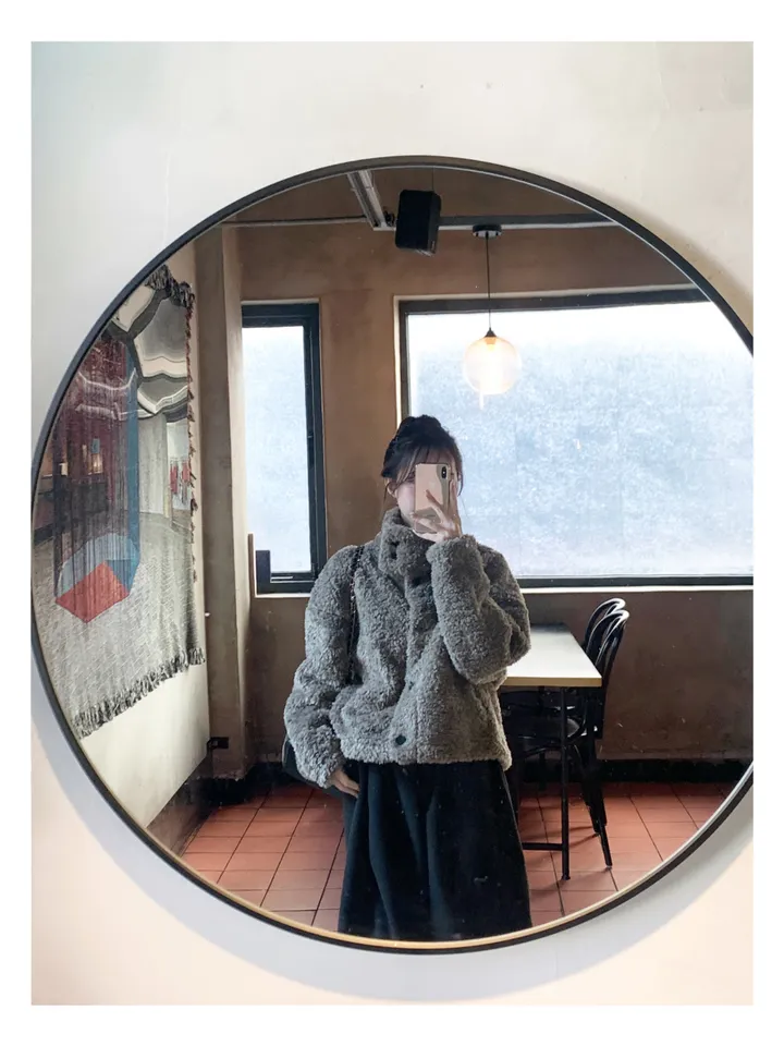 [최저가!/에이블리인기템*.*] 하이넥 터틀 뽀글이 퍼 자켓 겨울자켓 아우터 덤블 숏자켓 숏코트 플리스자켓 상세 이미지 33