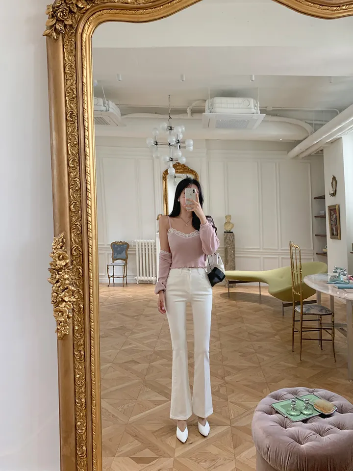 단독) 볼링레직기밴딩부츠컷 pants 💗2ver.숏/롱 (xs사이즈,숏기장 추가!) 상세 이미지 105