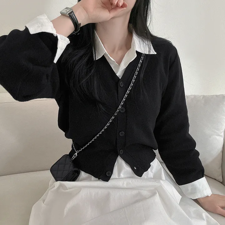봄필수템 [브이넥/라운드넥] 소장각 라운드 브이넥 기본핏 긴팔 가디건 상세 이미지 88