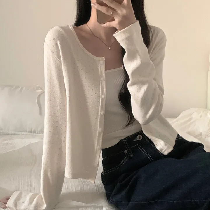 로로 펀칭 가디건 (8color) 상세 이미지 28