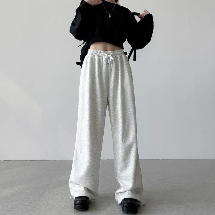 [데일리템] 요거트 컬러 벌룬핏 와이드 트레이닝 일자핏 롱팬츠 상세 이미지 3