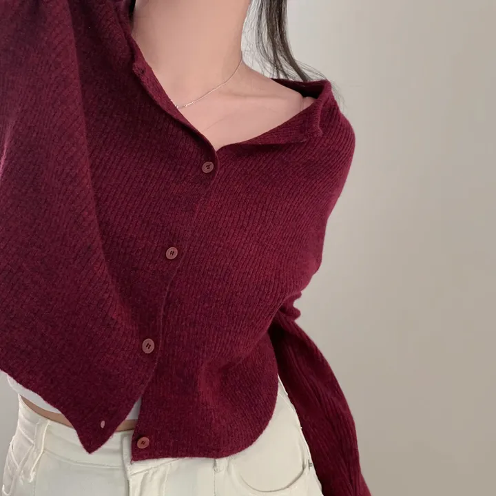 [🍇1만장 돌파!]퍼스널 로즈 캐시울 니트 가디건 - 5color 상세 이미지 30