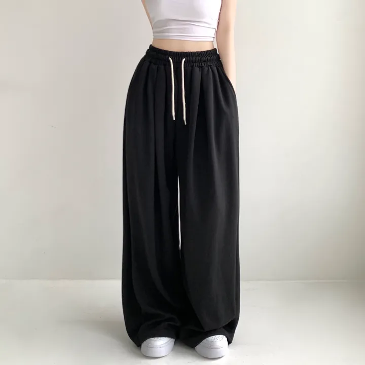 키작녀ver추가❤[하체커버,힙한핏🖤/사이드핀턱] 윈드 허리 밴딩 앞핀턱 사이드핀턱 밴딩 와이드 하이웨스트 로우라이즈 트레이닝 팬츠 바지 키작녀 키큰녀 하비추천 상세 이미지 34