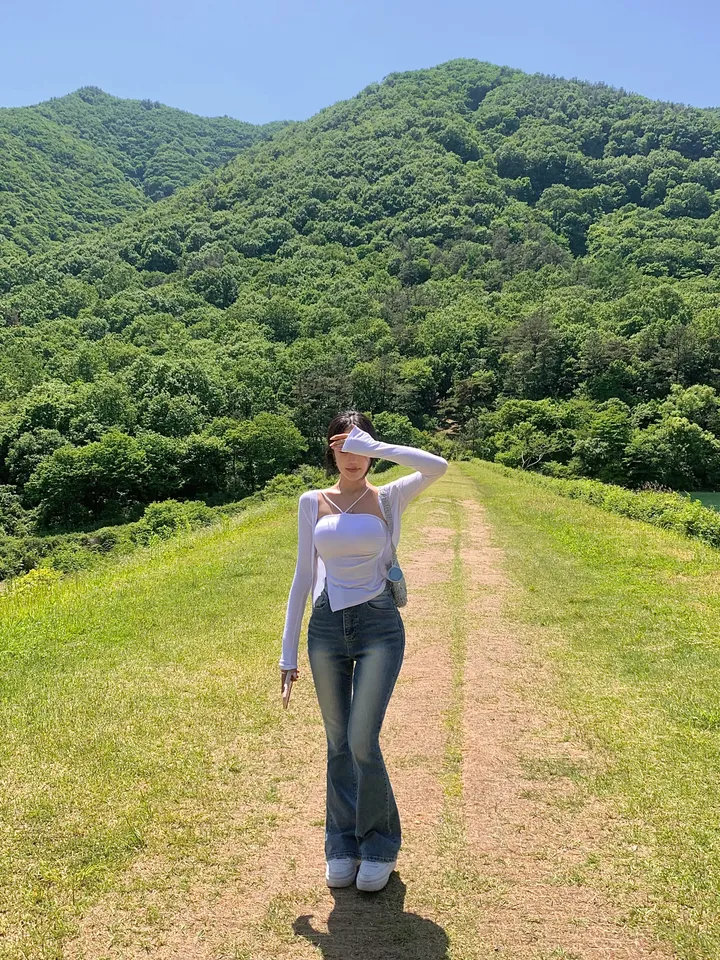 [*set/핏보장] 메이 홀터 셔링 나시 가디건 세트-5col 상세 이미지 11
