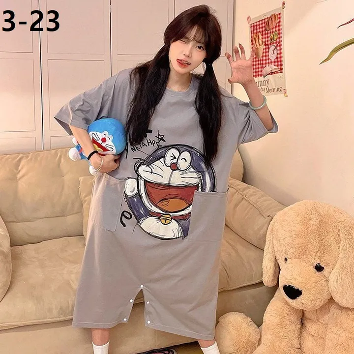 캐릭터 루즈핏 파자마/ 원피스 겸 점프슈트 홈웨어/잠옷/빅사이즈/M~2XL(40~100)KG/18COLOR/LBD1175 상세 이미지 15