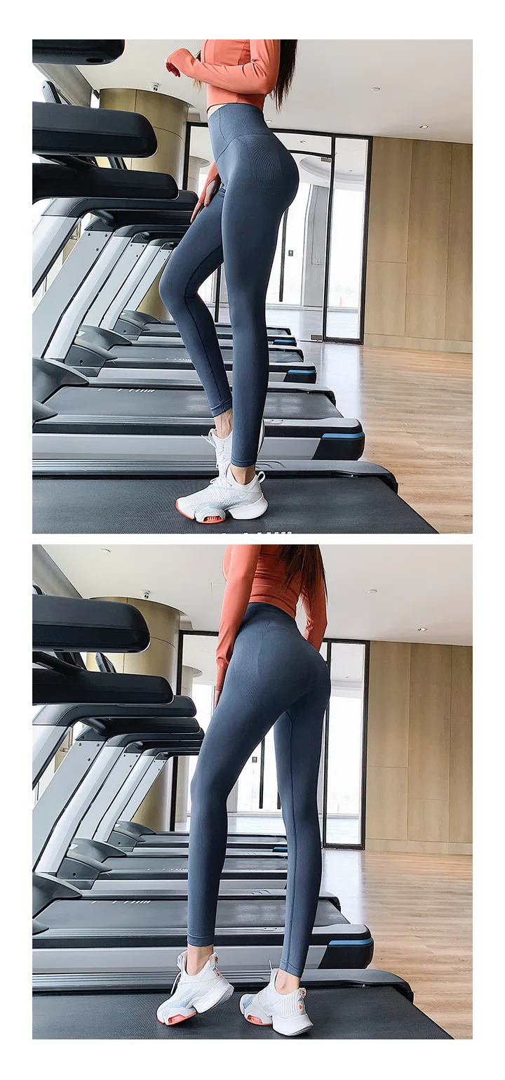 힙업레깅스 하이웨이스트 레깅스 필라테스 요가복 압박레깅스 몸매보정 상세 이미지 5