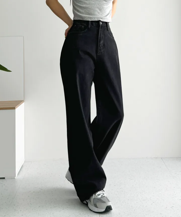 [3단기장/~2XL/6color/핫아이템]노수선와이드기획데님팬츠 상세 이미지 81