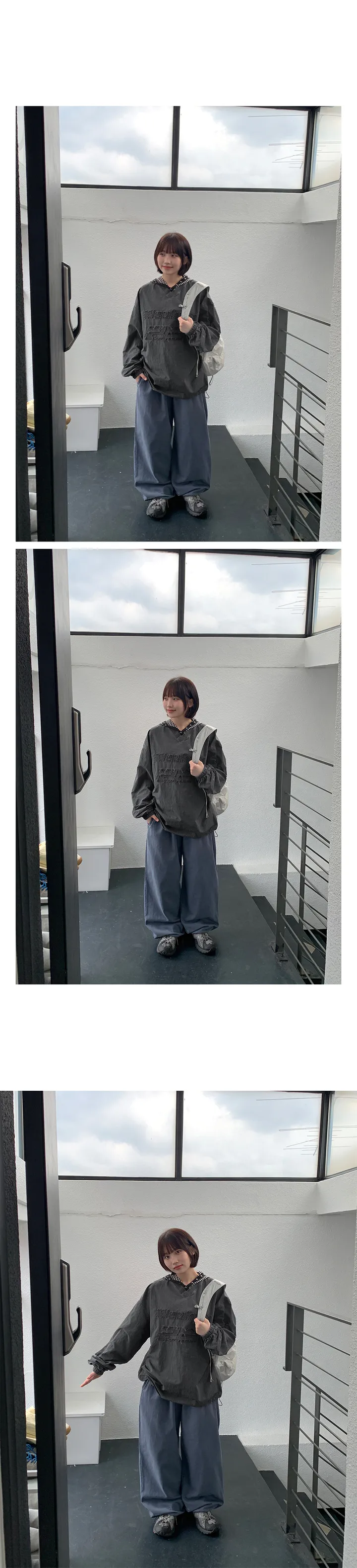 [에이블리단독][BAONHAUS] 프니디 코튼 밴딩 컬러 와이드 팬츠 (8color) 상세 이미지 33