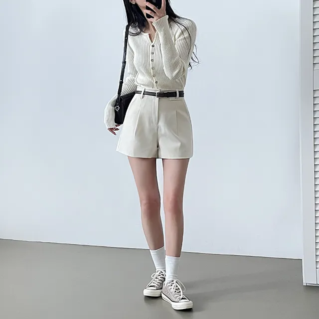 [S,M,L/벨트SET!] *봄신상 핏정석 데일리 숏팬츠 슬랙스 3color 상세 이미지 13