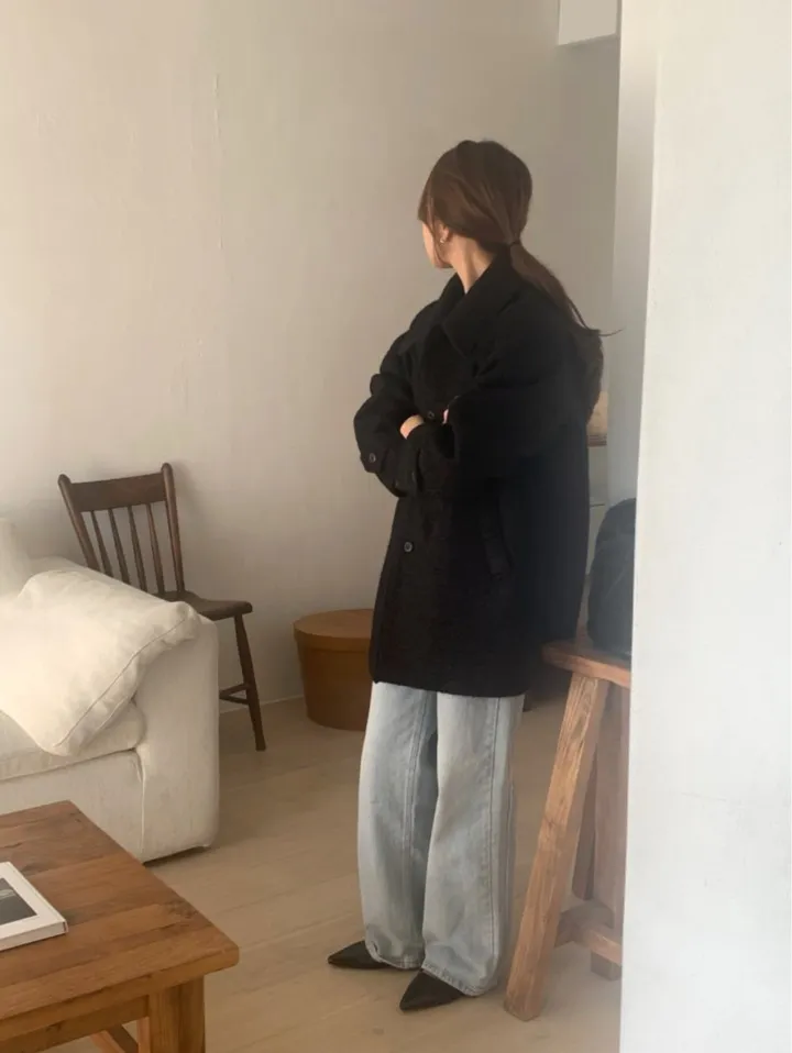[울코트/울40%/누빔] 코지 부클코트 하프코트 코트 (3colors) 상세 이미지 67