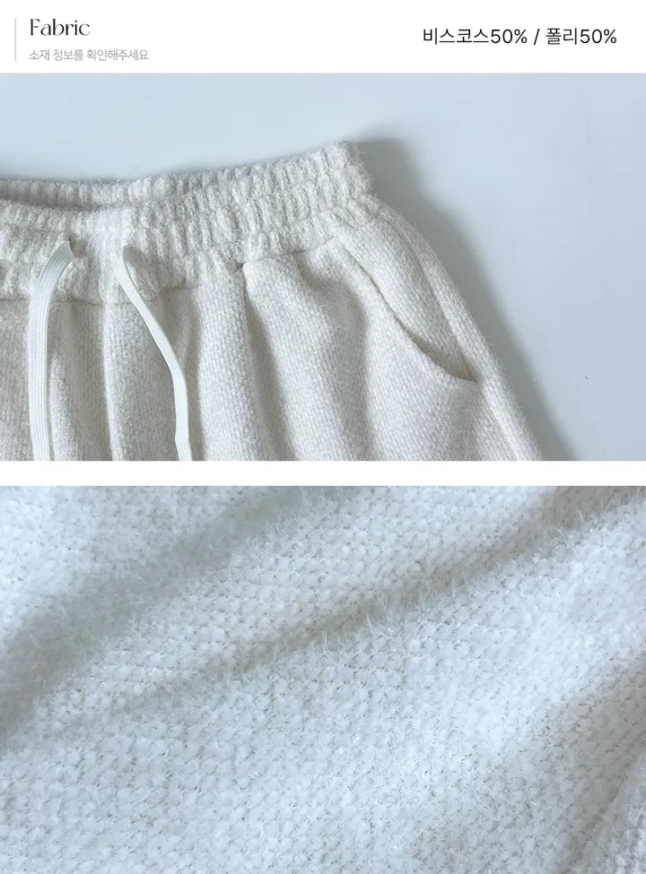 [MADE]스노우 앙고라 밴딩 숏팬츠-3color 상세 이미지 28
