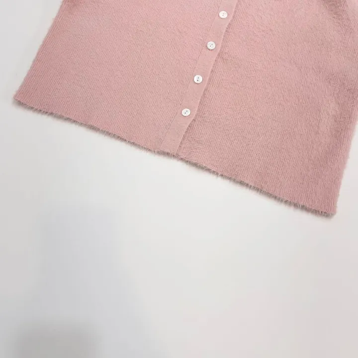 [딸기우유색감🍓+🐮부드러워요]스트로베리밀크 앙고라 소프트 여리 루즈핏 버튼 카라넥 니트 가디건 3color 상세 이미지 39