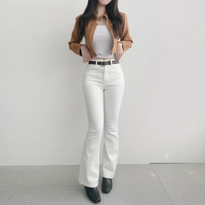 [부드러움/핏넘예] 봄자켓으로 추천! 차이나카라 크롭핏 슬림 스웨이드 자켓 상세 이미지 32