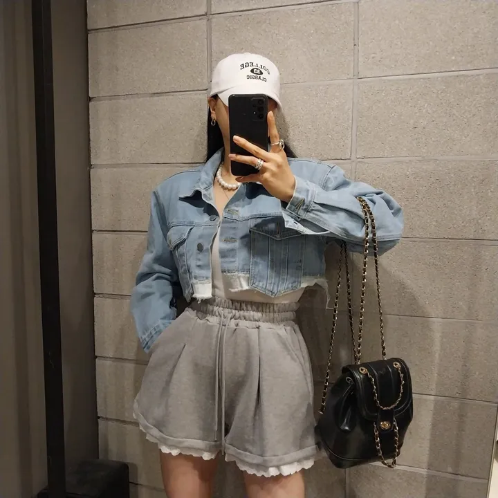 레이스 핀턱반바지(3단쭈리) 상세 이미지 12