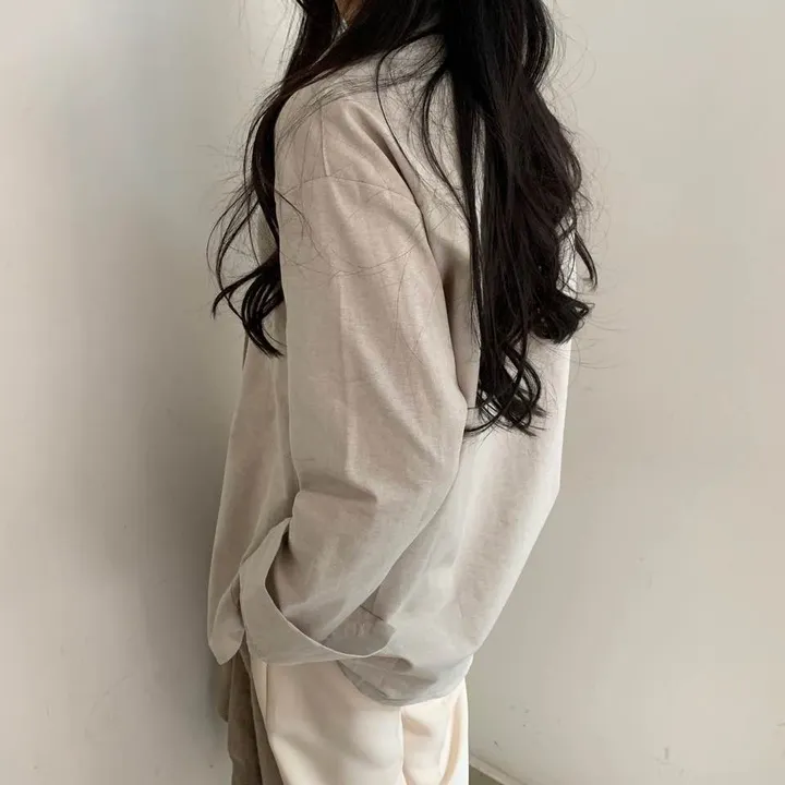 [컬러추가] 고급스러운, 옥스포드 박시핏 셔츠;7col 상세 이미지 47
