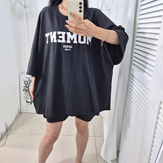 [4COLOR/~3XL] 오버핏 모먼트 트레이닝세트 상세 이미지 46