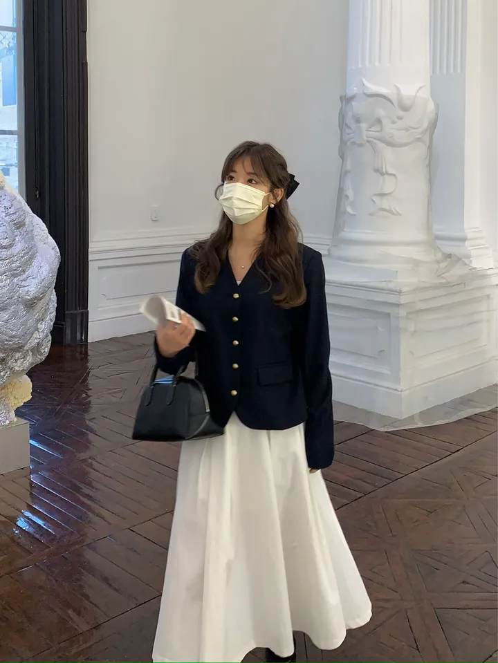 [#모델강추!] 노카라 골드버튼 자켓 상세 이미지 3