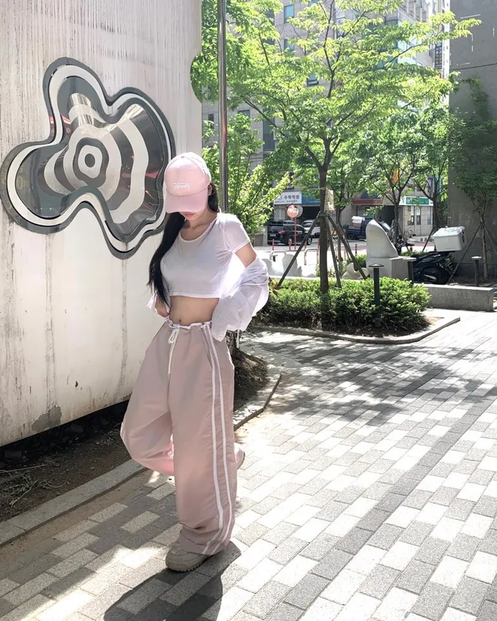 로우라이즈 가능! 나일론 두줄 바스랑 여름데일리 트레이닝팬츠pt -4col 상세 이미지 15