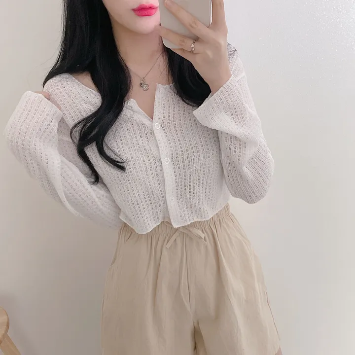 [인기상품] 토이 린넨 크롭 가디건 (4color) 상세 이미지 33
