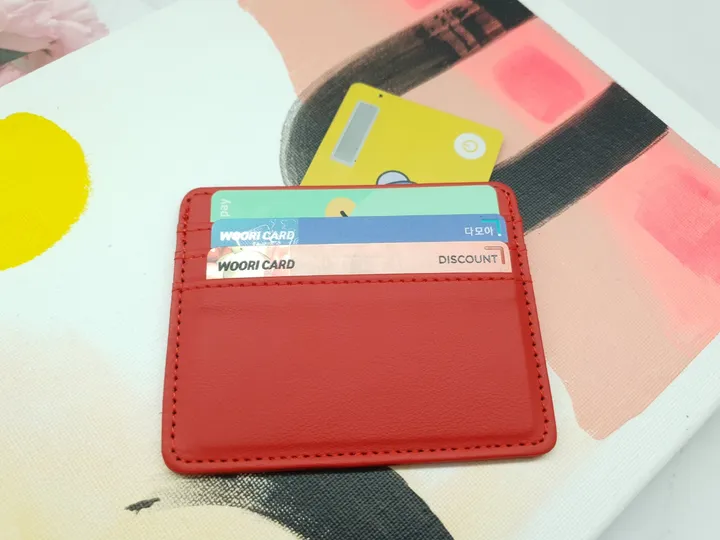진짜 1+1 데일리 플랫 미니 카드지갑 버스카드 지갑 상세 이미지 6