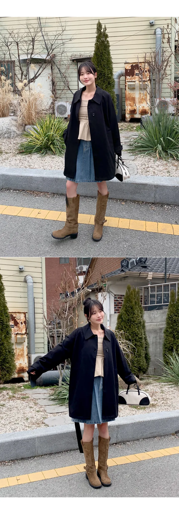 [간절기필수!베이직한♥]밀스래글런하프트렌치CT 상세 이미지 25