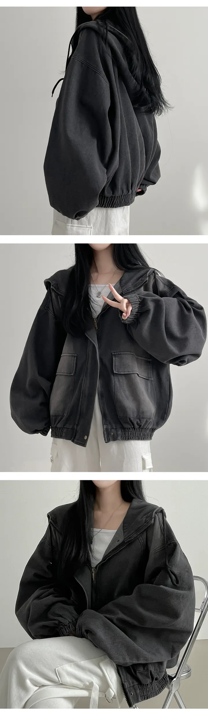 아방핏 데님 워싱 청자켓, 데님자켓 상세 이미지 7