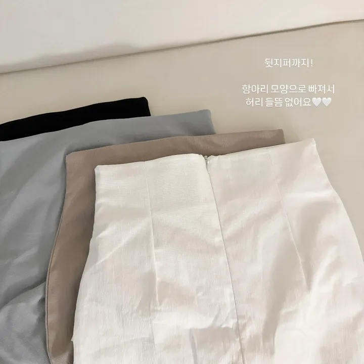 *들뜸X*쫀쫀보정핏🩷 비너스 셔링 스커트 - 4color / 속바지O 미니스커트 스커트 치마바지 치마 h라인 하이웨스트 스판 기본 데이트룩 하객룩 베이직 데일리 봄 봄옷 봄하의 상세 이미지 13