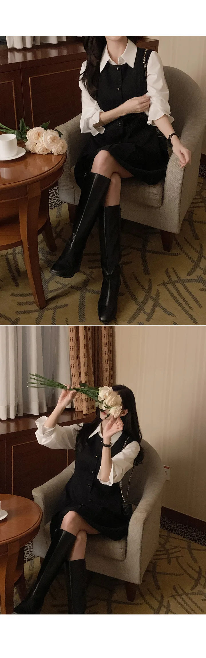 [4천장돌파][자체제작] 죠니 카라 핀턱 셔츠 상세 이미지 27