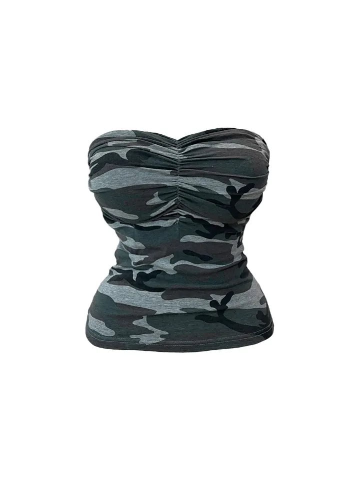 Camo military top skirt set 카모 밀리터리 탑 스커트 세트 상세 이미지 31